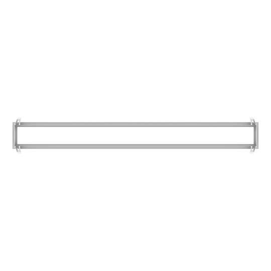white frame accessory for recessed LED panel surface mounting