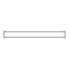 white frame accessory for recessed LED panel surface mounting