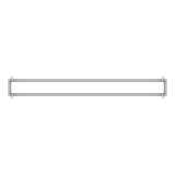 white frame accessory for recessed LED panel surface mounting
