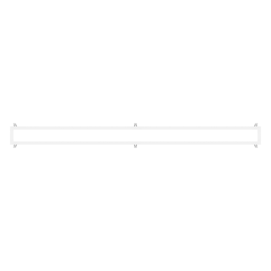 4x6 LED panel flange kit white surface mount frame for backlit panel installation ceiling lighting accessory