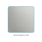 2x4 LED panel light installed in office ceiling grid with uniform anti-glare illumination