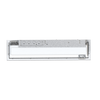 energy efficient LED backlit panel 6x2 with dimmable 0-10V driver and white finish