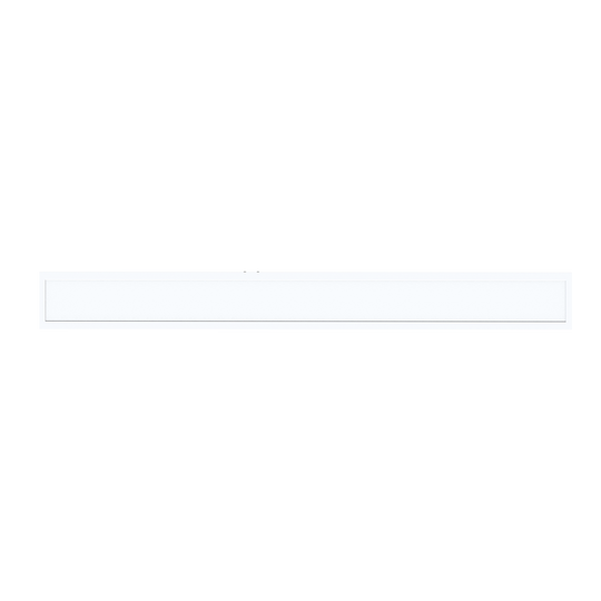 slim 6 inch by 4 foot LED panel light installed in ceiling grid commercial lighting