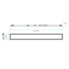 rectangular LED ceiling panel 6x4 size with uniform lighting and 110 degree beam angle