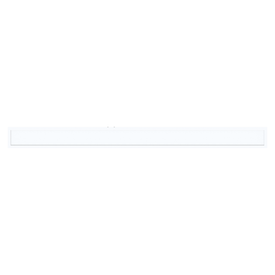 slim 6 inch by 6 foot LED panel light installed in office or commercial ceiling grid