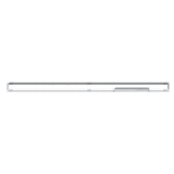 energy efficient LED backlit panel 6x8 dimmable 0-10V with white finish