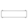 durable white flange kit for 6 inch by 2 foot LED recessed panels