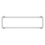 durable white flange kit for 6 inch by 2 foot LED recessed panels