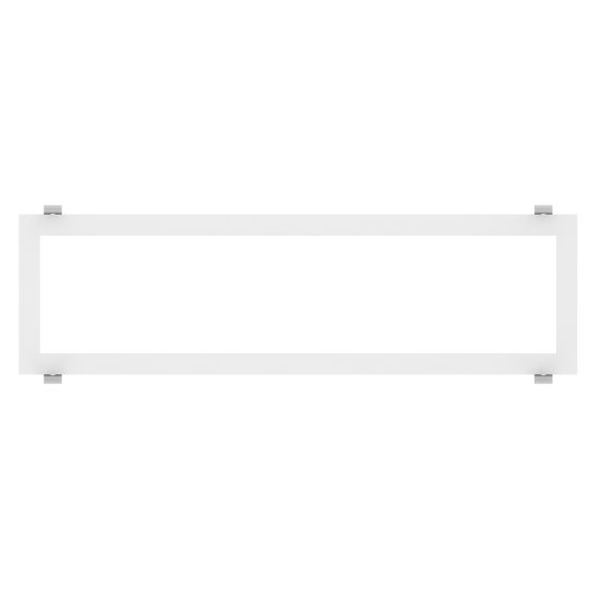 rectangular 6x2 LED panel surface mounting kit for ceiling lighting