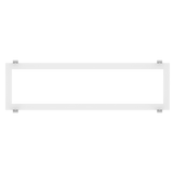 rectangular 6x2 LED panel surface mounting kit for ceiling lighting