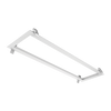 6x2 LED panel flange kit white surface mount frame for backlit panel installation