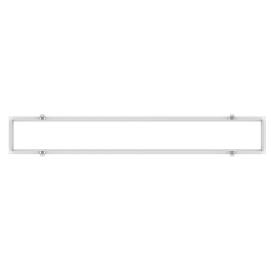 rectangular 6x4 LED panel surface mounting kit for ceiling lighting