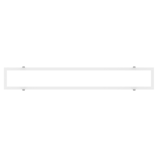 durable white flange kit for 6 inch by 4 foot LED recessed panels