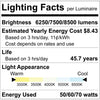 energy efficient high output LED panel 2x4 with 0-10V dimming and wide 120 degree beam angle