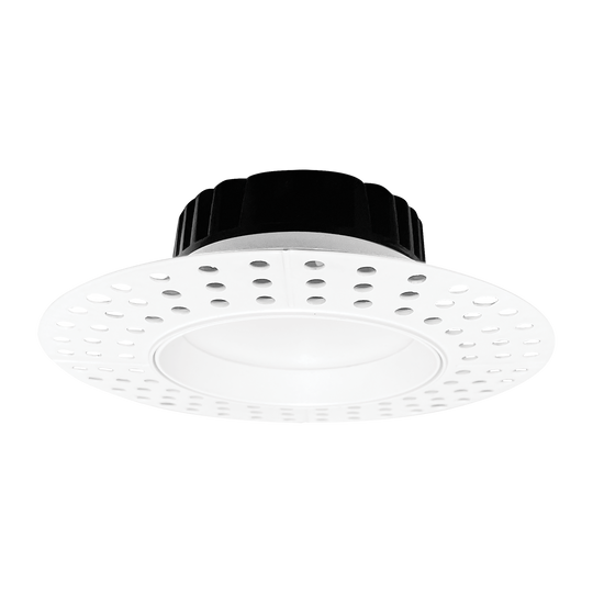 3 Inch Round Regressed Trimless LED Downlight | 750Lm | 120V | CCT Selectable | Raleigh Collection | Luxrite LR24927