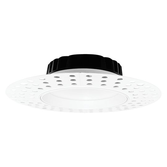 4 Inch Round Regressed Trimless LED Downlight | 1.200Lm | 120V | CCT Selectable | Raleigh Collection | Luxrite LR24929