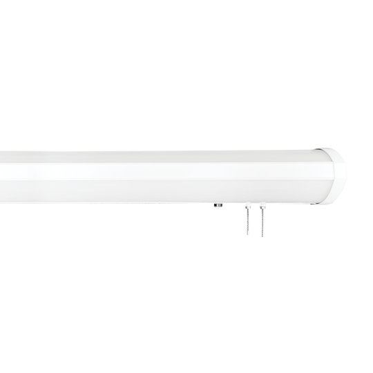 4' LED bed light with down/up/up+down modes, 3CCT selectable, white finish