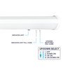 Adjustable LED bed light with 3000K/4000K/5000K color temperature, 0-10V dimming