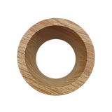 Natural-wood-grain-round-deep-cylindrical-snoot-baffle-for-3-inch-recessed-spotlight