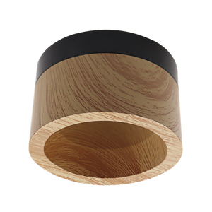 LR25417-3-inch-regressed-trimless-push-n-lock-spotlight-snoot-wood-finish - Available at Electrical Marketplace