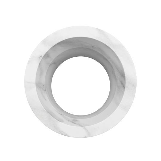 Marble-stone-pattern-round-deep-cylindrical-snoot-baffle-for-3-inch-recessed-spotlight