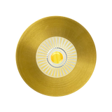 Snap-in-brass-finish-trim-insert-replacement-for-trimless-ceiling-lights