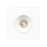 Flush-mount-mud-in-square-white-trimless-micro-spotlight-with-38-degree-lens