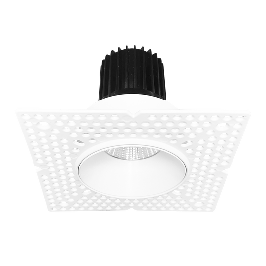 2 Inch Regressed Push N'Lock Trimless LED Downlight | 1,100Lm | 120/277V | CCT Selectable | Chatam Collection | Luxrite LR25445/46