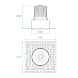 Five-color-selectable-CCT-switch-on-a-trimless-push-n-lock-ceiling-light