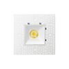 Micro-aperture-one-inch-square-mud-in-recessed-downlight-fixture-white