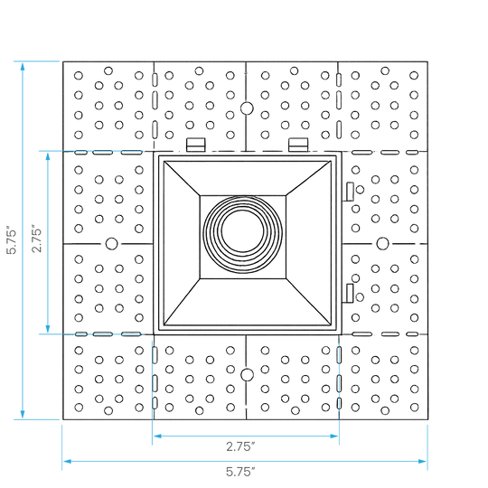 Minimalist-two-inch-square-extended-depth-led-light-module-with-triac-dimming
