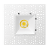Micro-aperture-four-inch-square-mud-in-recessed-downlight-fixture-white