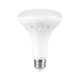 BR30 10W LED bulb with frosted finish, E26 base, 5 CCT selectable color temperatures, and 110-degree beam angle.