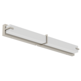 LR32133 36-inch brushed nickel LED vanity wall fixture with 3CCT selectable lighting.