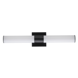 LR32171 24-inch vanity LED bar, round design, black finish, CCT selectable, dimmable, 1700 lumens