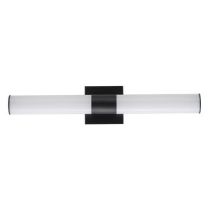 LR32171 24-inch vanity LED bar, round design, black finish, CCT selectable, dimmable, 1700 lumens - Available at Electrical Marketplace