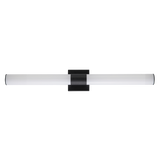 LR32173 36-inch vanity LED bar, round design, black finish, CCT selectable, dimmable, 2200 lumens