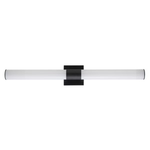 LR32173 36-inch vanity LED bar, round design, black finish, CCT selectable, dimmable, 2200 lumens - Available at Electrical Marketplace