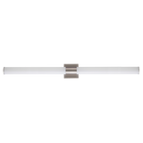 LR32174 48-inch vanity LED bar, round design, brushed nickel, CCT selectable, dimmable, 3000 lumens