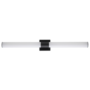LR32175 48-inch vanity LED bar, round design, black finish, CCT selectable, dimmable, 3000 lumens - Available at Electrical Marketplace