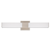 LR32176 24-inch vanity LED bar, square design, brushed nickel finish, CCT selectable, dimmable, 1500 lumens
