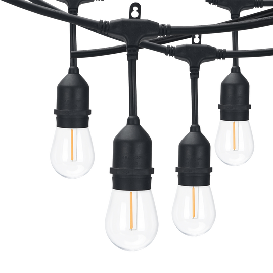 24FT Plug In Outdoor String Light | 8W | 2.200K | 120V | Luxrite LR40030