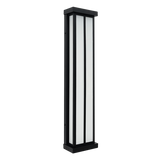 LR40318 24-inch black vertical designer LED wall sconce with CCT selectable lighting