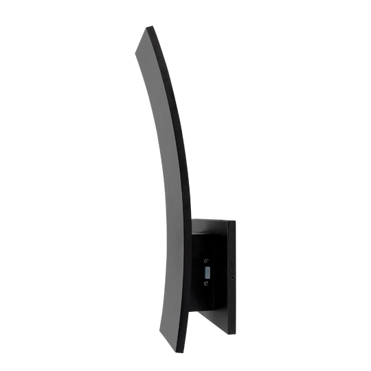 15 Inch Curved Outdoor Wall Sconces | 15W | 1.000Lm | CCT Selectable | 100/277V