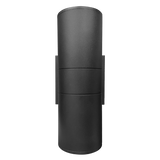 10-inch black up-down outdoor cylinder LED light with 5CCT selectable color temperatures, model LR40335.