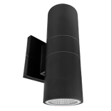 10-inch black up-down outdoor cylinder LED light with 5CCT selectable color temperatures, model LR40335.