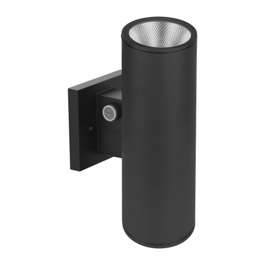 10 Inch Up-Down Outdoor Cylinder Wall Sconce | 18W Max | 1.800Lm Max | 3-CCT Selectable | 120/277V