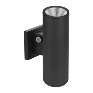 10-inch black up-down outdoor cylinder LED light with selectable wattage and color temperature (LR40336). - Available at Electrical Marketplace