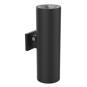 18-inch black up-down high output outdoor cylinder LED light with selectable wattage and color temperature (LR40339). - Available at Electrical Marketplace