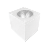 3-inch up-down LED wall sconce cube in black (LR40343) and white (LR40348) with CCT selectable lighting
